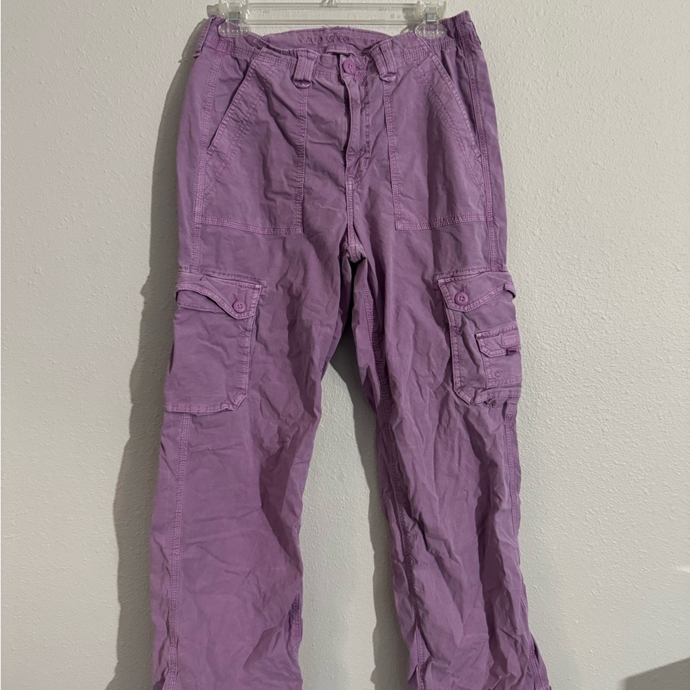 American Eagle Outfitters Lavender Cargo Pants